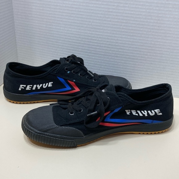 Feiyue Fe Lo 1920 Martial Arts Parkour Training Sneakers Shoes Size 11M Black - Picture 1 of 13